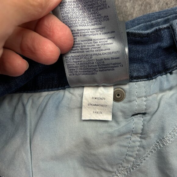 NYDJ Joni High Rise Relaxed Capri Jeans Women's Size 14 Released Hem Lift Tuck - Picture 8 of 13